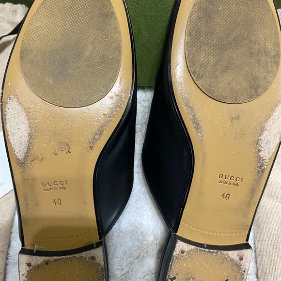 Original GUCCI WOMEN PRINCETOWN LEATHER SLIPPERS 🔥🔥🔥🔥🔥 - Picture 5 of 12